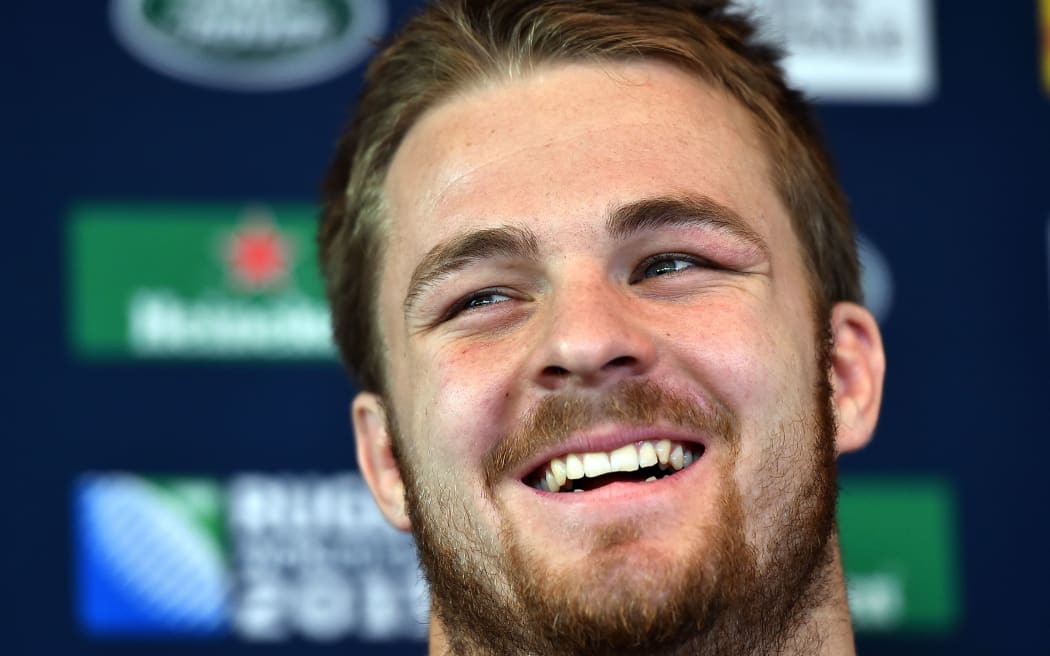 All Blacks flanker Sam Cane.
