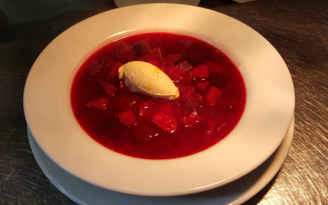 David Griffiths' root vegetable soup