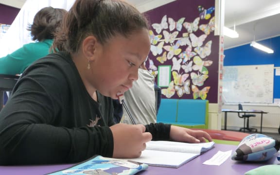 Hazel is one of 30 children who has breakfast at decile 1 Mareroa School