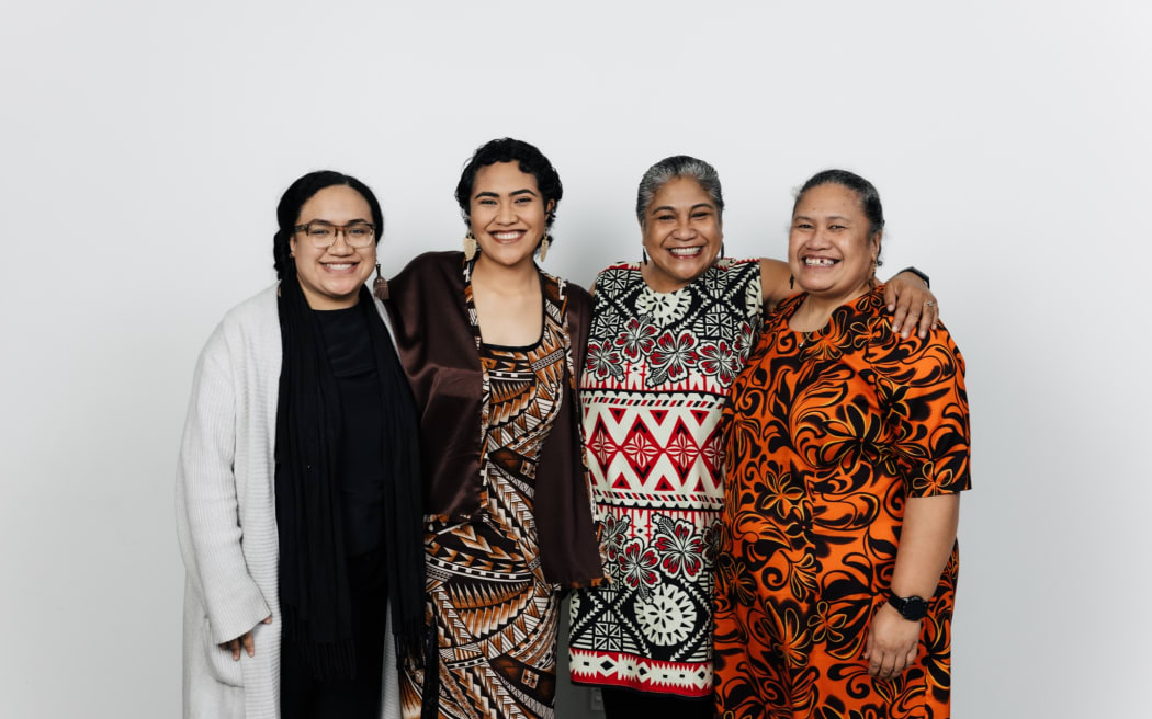 From left: Mevia Faletoese, Selu-Kian Leali'ifano-Faletoese, Moevassa Leali'ifano and Nerra Leali'ifano -Tamarua.