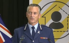 Police Commissioner Mike Bush providing an update on NZ's Covid-19 response.