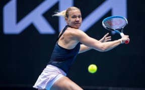 Kaia Kanepi of Estonia at the Ausrtalian Open.