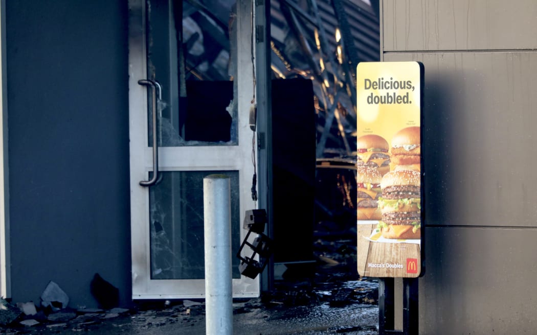 Fire at McDonalds in Pakuranga