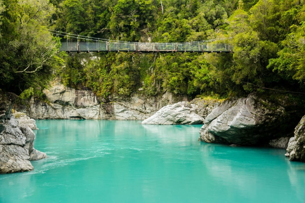 Hokitika Gorge on the West Coast.
