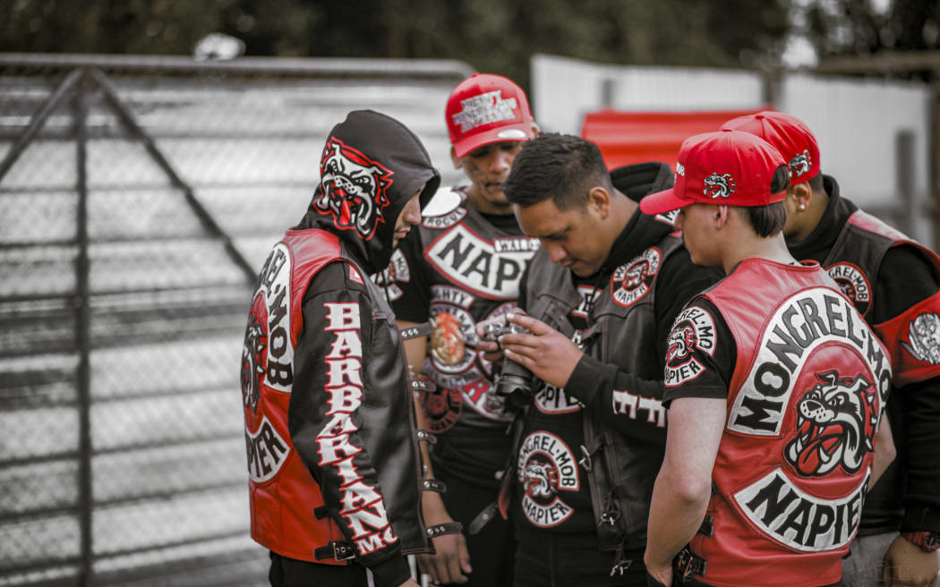 Davide Conti's photo collection 'The Patch' captures members of the Mongrel Mob in both bold presentations of collective strength and moments of disarming ease.