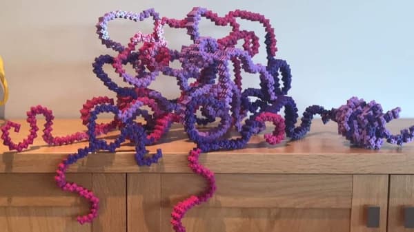 LEGO builders Sarah Mosley and Emily Fryer have created all sorts creatures, settings and art out of LEGO.