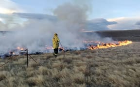 Firefighters were battling multiple fires across parts of Canterbury and into Otago in high winds on Saturday 1 June, 2024.