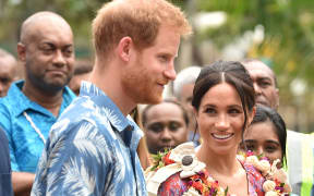 The Duke and Duchess of Sussex in Fiji.