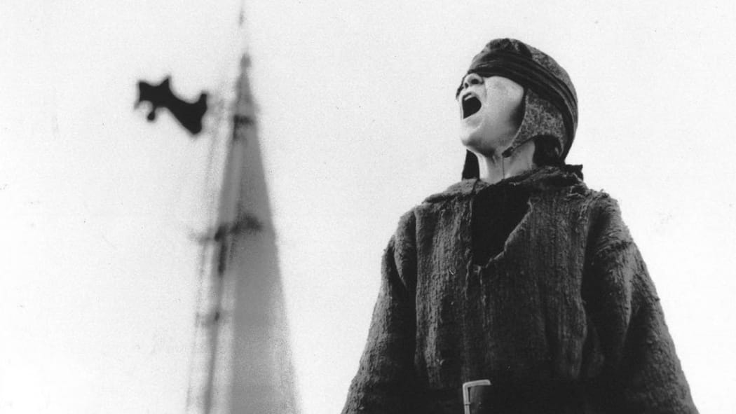 Still from Vincent Ward's 1988 NZ fantasy film The Navigator: A Medieval Odyssey.