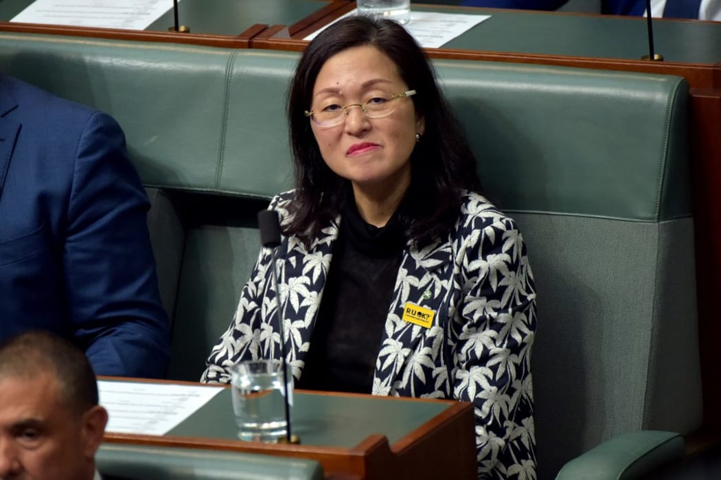 Australia's Liberal backbencher Gladys Liu attends a Question Time session at Parliament House on Sept 12.