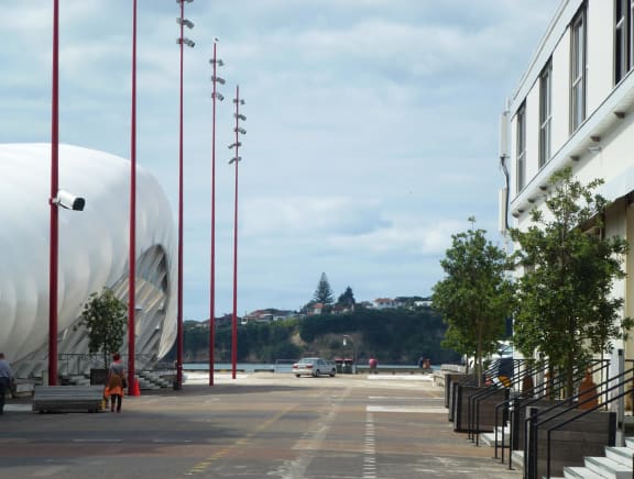 Queens Wharf in Auckland.