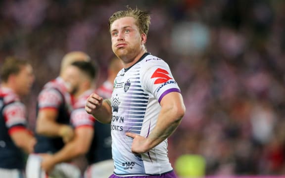 Cameron Munster sin-binned for a second time in the 2018 NRL Grand Final at ANZ Stadium, Sydney, Australia, 30 September 2018.