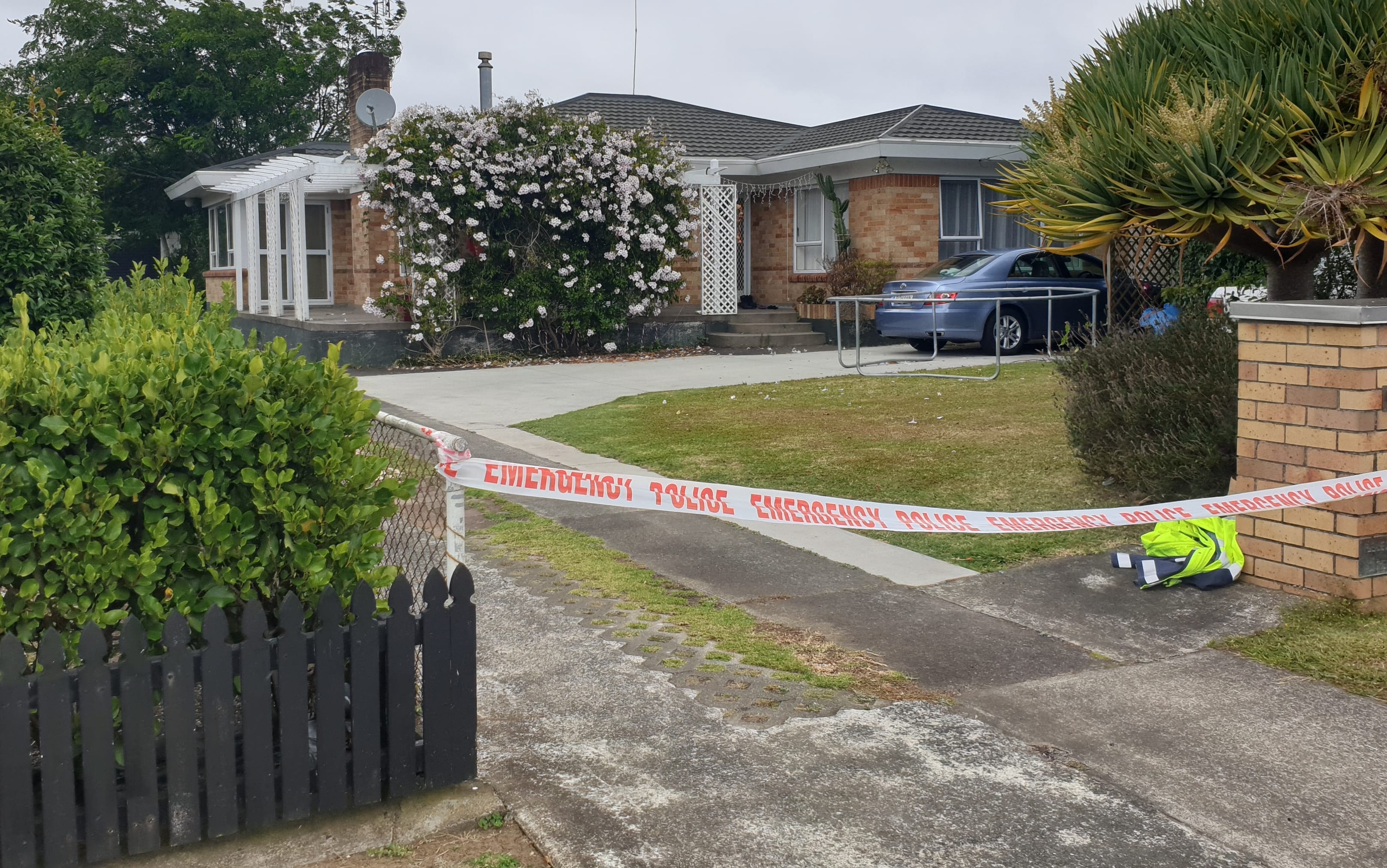 A house in Sunnyside Crescent, Papatoetoe, where two people were found dead and a child has been critically injured after a serious incident in South Auckland.