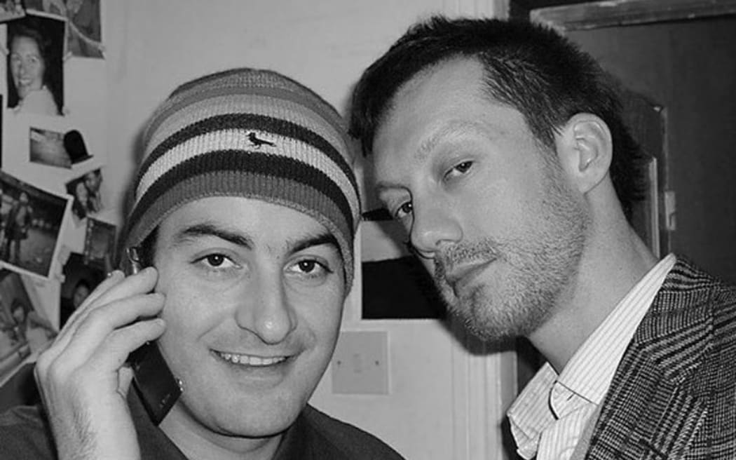 British DJ and music producer Phil Asher with New Zealand musician Nathan Haines