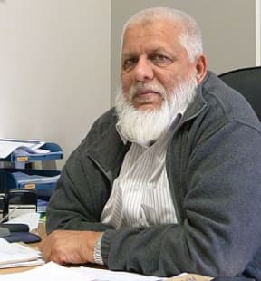 Lawyer, Umaji Mohammed, a member Auckland Council of Muslims