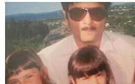 Ravinder Hunia with her family when she was younger