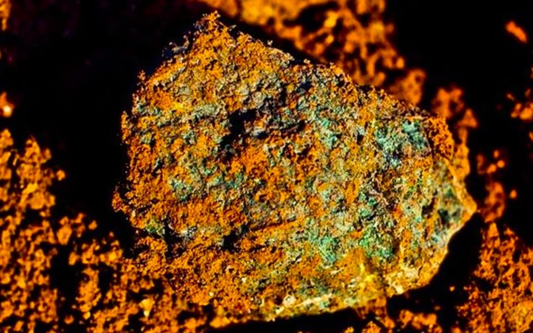 Nickel ore from New Caledonia.