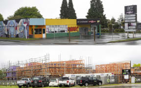 Developer Tony Bradly is building at these sites on Fairy Springs Rd and Lake Rd with the intention to sell them to Kāinga Ora when finished.