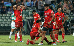 Dejected Sunwolves at the final whistle.