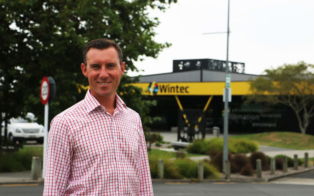 Jamie Strange, a Labour list MP based in Hamilton, at tertiary provider Waikato Institute of Technology (Wintec).