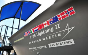 Lockheed Martin logo on a plane