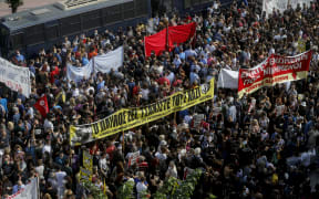 Thousands outside the Athens appeal court cheered as the leadership of the far-right Golden Dawn party was found guilty of running a crime group.