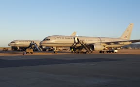 Royal New Zealand Air Force Boeing 757s in Townsville.