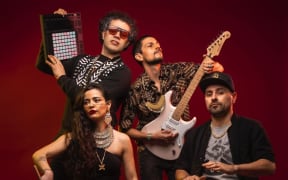Australian folktronic act Amaru Tribe.