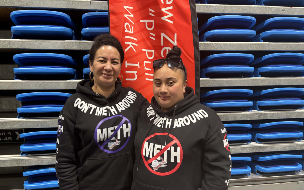 National co-ordinator and support worker at P-Pull, Rowena Wiki and Oceana Moki-Hohua