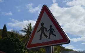 Crossing at New Caledonia school