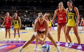 during the ANZ Premiership Netball match, Tactix Vs Pulse, at Wolfbrook Arena, Christchurch, New Zealand, 15th June 2025. Copyright photo: John Davidson / www.photosport.nz