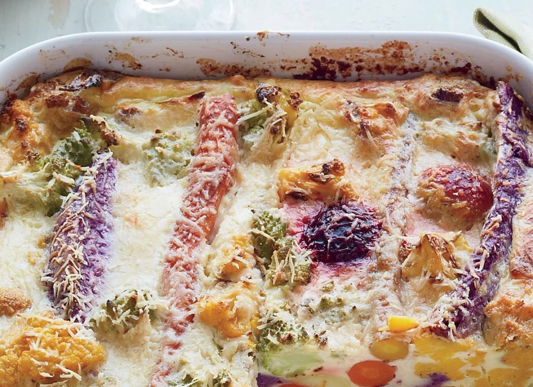 Savoury clafoutis