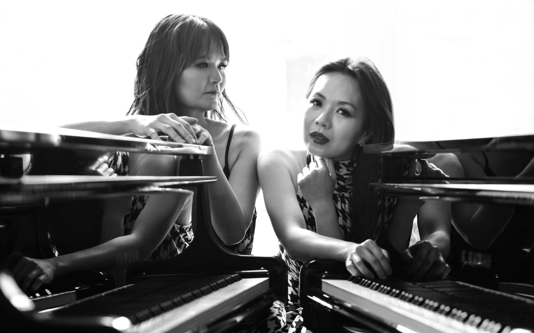 Duo Enharmonics - Beth Chen (left) and Nicole Chao