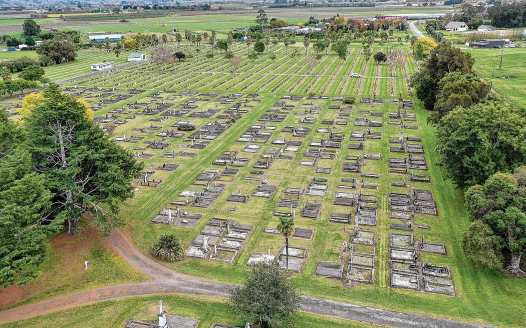 Credit: Ben Cowper/Gisborne Herald. Caption: Burials at Taruheru Cemetery are on hold until at least March 27 due to issues with groundwater levels at the site. Burials were also suspended for two months in 2012 due to similar issues.