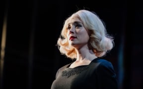 Antonia Prebble stars in Auckland Theatre Company’s season of Hitchcock’s North by Northwest, now playing live on stage at ASB Waterfront Theatre until 19 November.  Tickets atc.co.nz