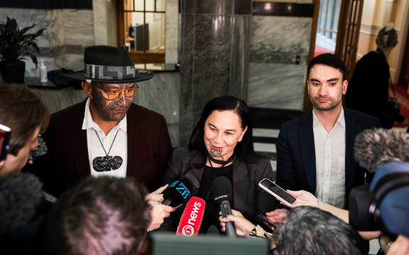 Debbie Ngarewa-Packer and Rawiri Waititi