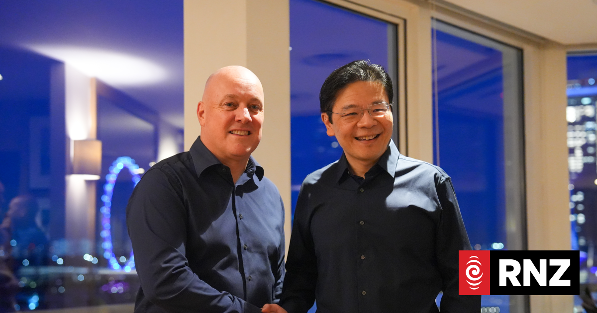 NZ, Singapore prime ministers speak of importance of trade in increasingly volatile world