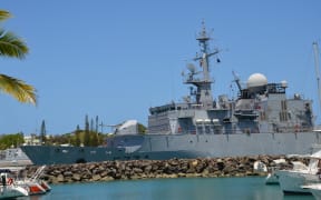 Vendemiaire in port in Noumea