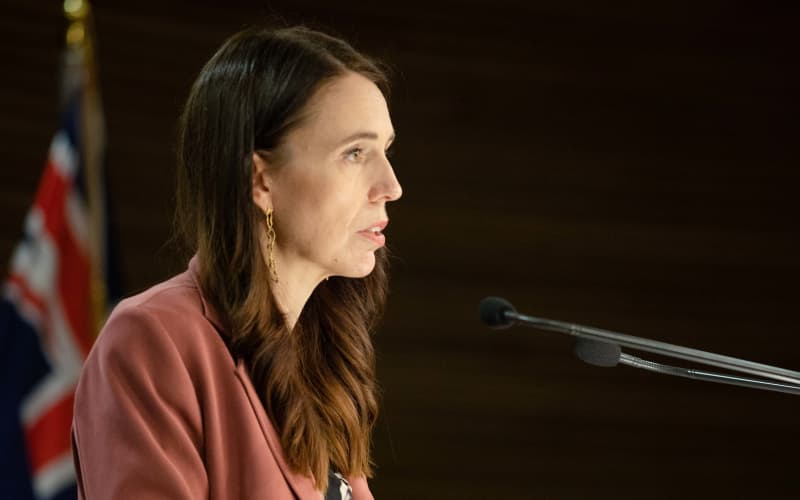 PM Jacinda Ardern speaks to media following Russia’s invasion of Ukraine