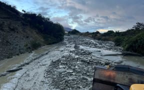 Slip on Glenorchy-Queenstown Rd.