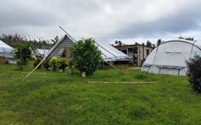 People are still living in leaky tents on Koro.
