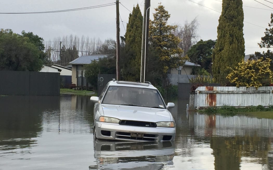 Flooding in Masterton in 2017.