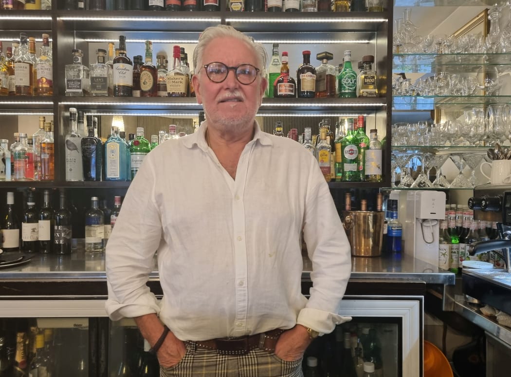 The owner of the Nice Hotel and Table restaurant, Terry Parkes in Taranaki