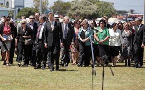 Labour Party MPs at Ratana marae.