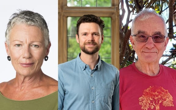 Kim Hill, Tom Doig, Dave Lowe