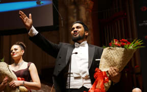Lexus Song Quest 2016 winner Benson Wilson (right)