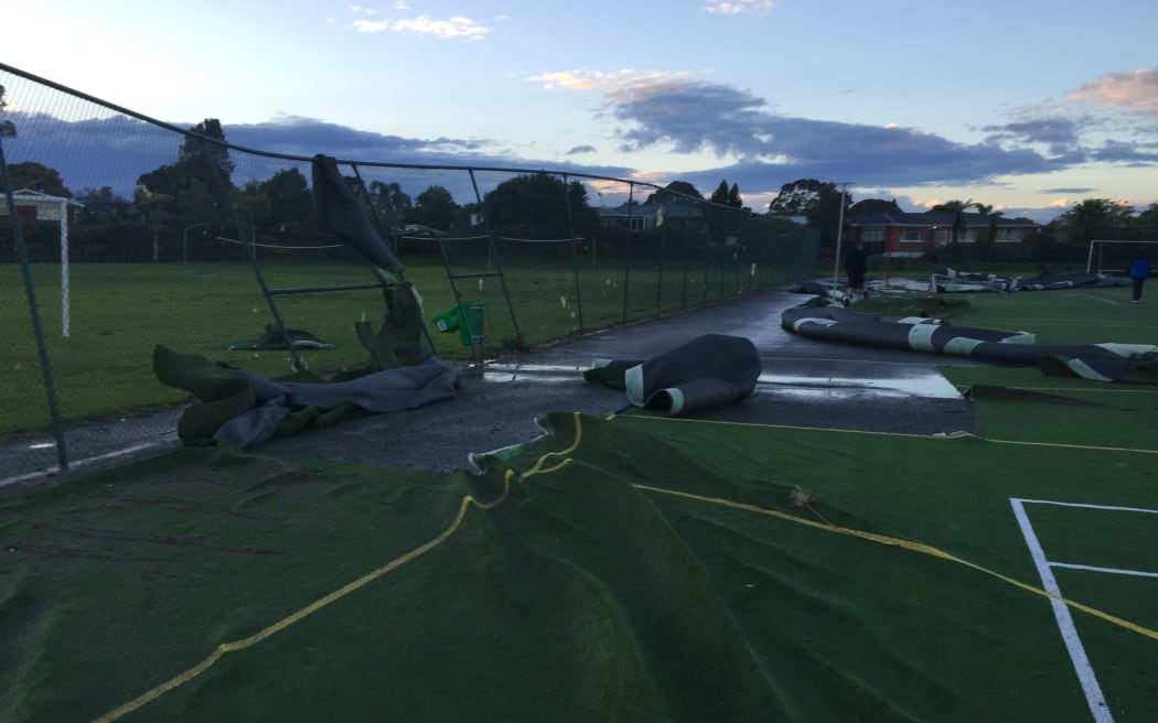 Damage at Mt Maunganui Intermediate
