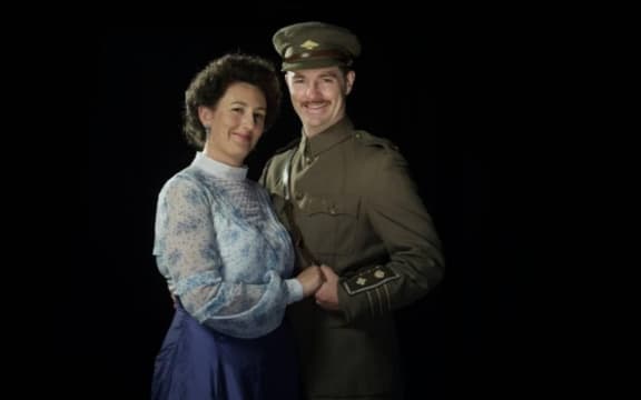 Sarah Court and James Egglestone in Brass Poppies