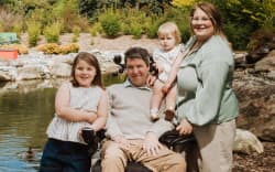 Michael Cockroft and family - supplied