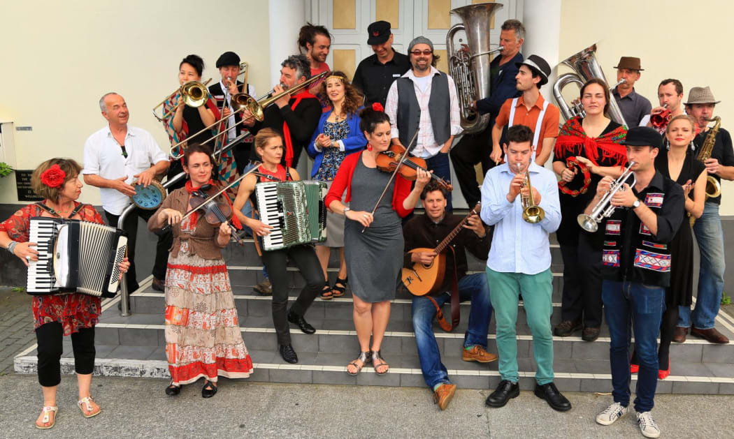 Wellington's Balkanistas recently played at the WOMAD festival.
